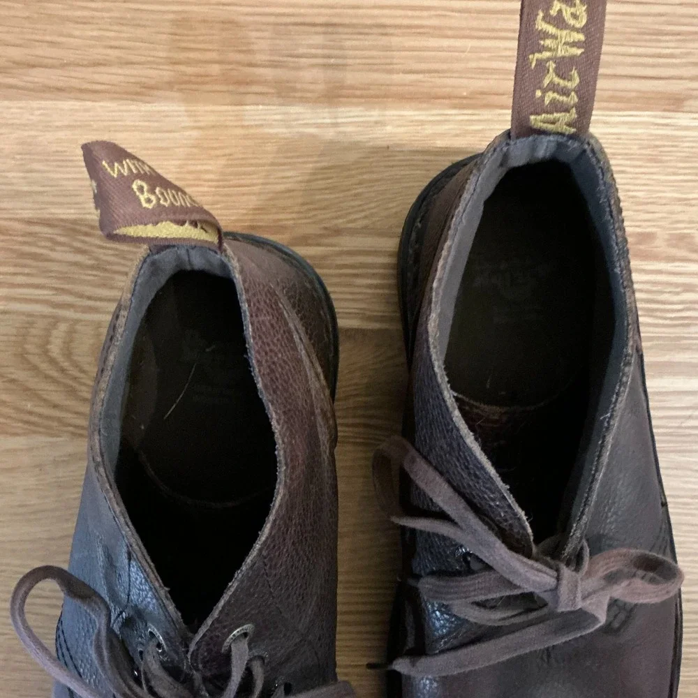 Dr. Martens Sussex Chukka Brown Leather‎ Slip-Resistant Work Boots, Men's US 11